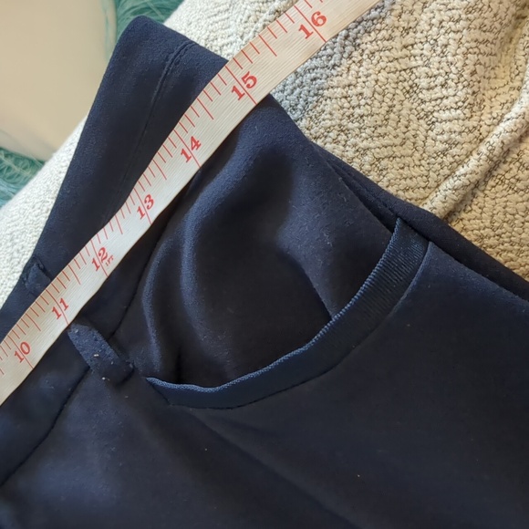 OLSEN EUROPE Mona Straight Navy Blue Women dress pants - S/6 - Picture 7 of 9